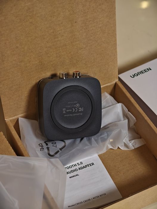 Блютуз ресивер от UGREEN. Aptx, Bluetooth v5.0