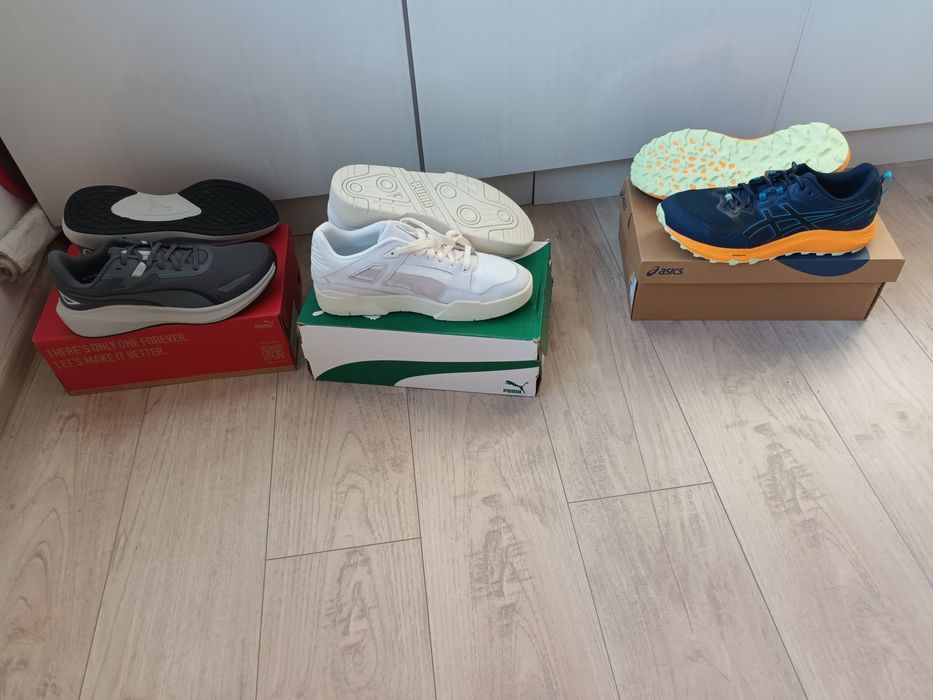 Маратонки на ASICS ,Puma и Lonsdale