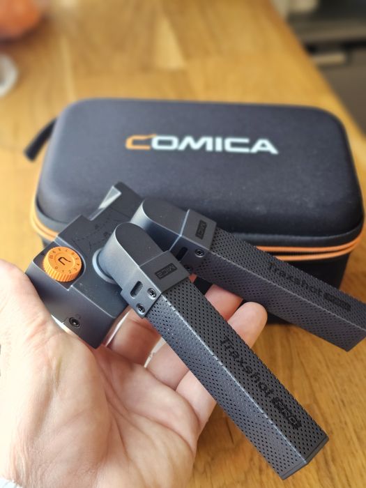 Нов професионален стерео микрофон (шотгън) Comica Traxshot Pro