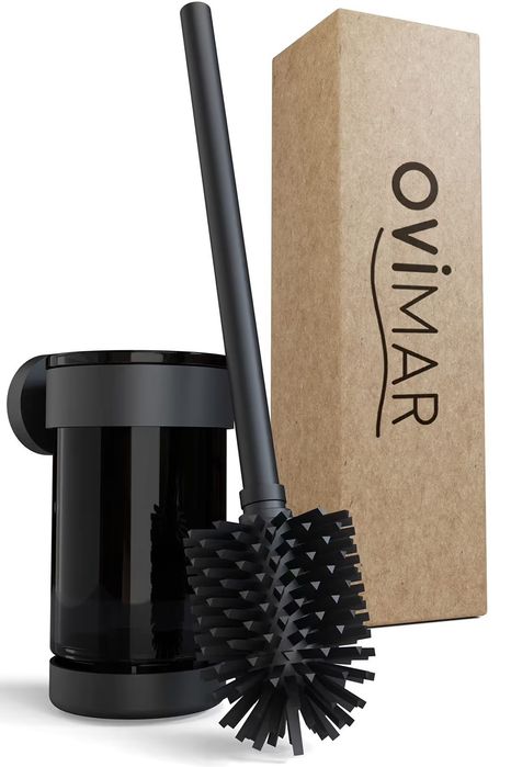 Perie detoaletă montată pe perete cu ventilație – Silicon