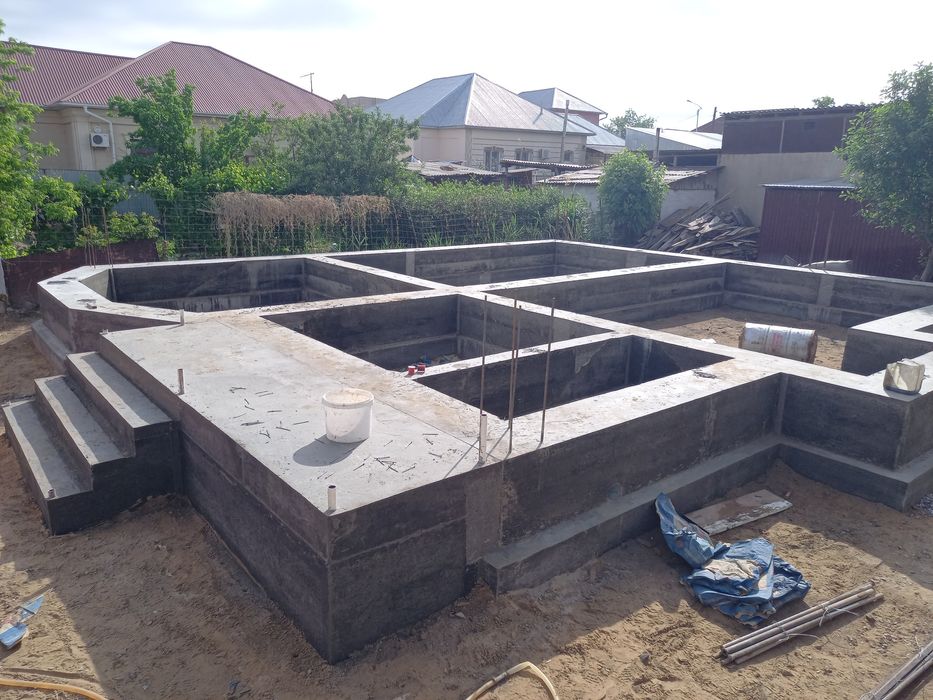 Бетон, фундамент