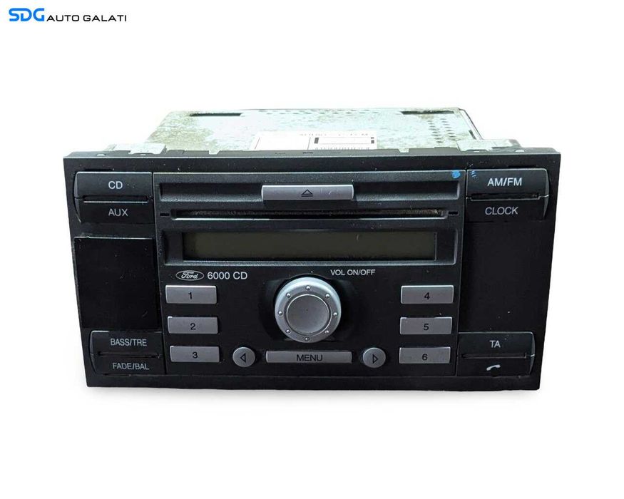 Unitate Radio CD Player Single CD 6000CD Single CD KW2000 Ford Fusion 2002 - 2012 Cod 6S61-18C815-AJ [LR3677]