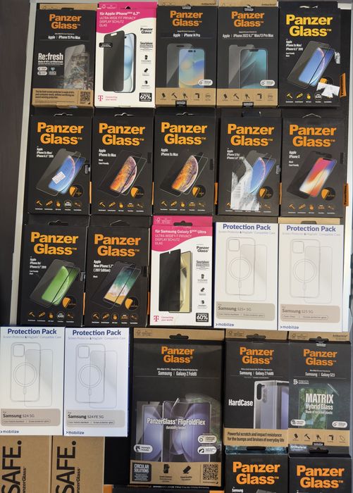 Folii de sticla PanzerGlass , Mobilize pentru Samsung / Apple
