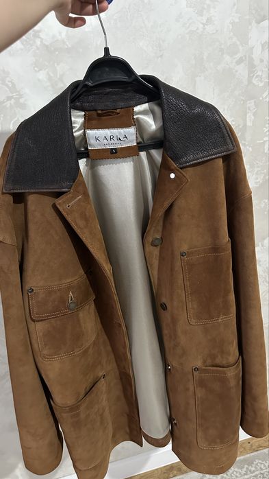 Замшевая куртка натуральная кожа