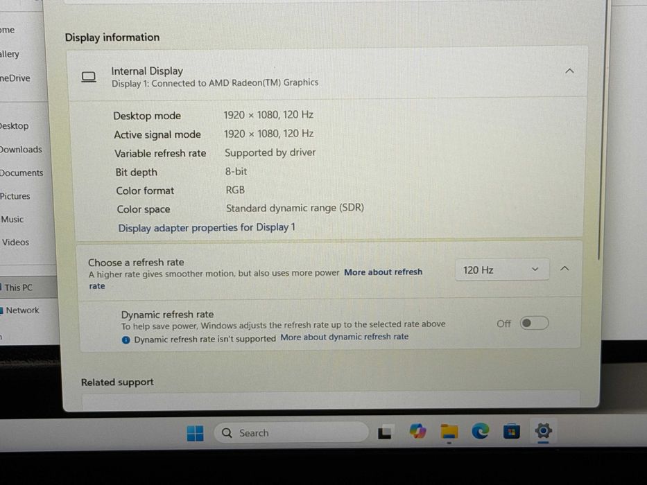 120Hz Lenovo Gaming`Ryzen 7 5800H Nvidia RTX 3050Ti 16GB RAM 512GB SSD Бат 5ч