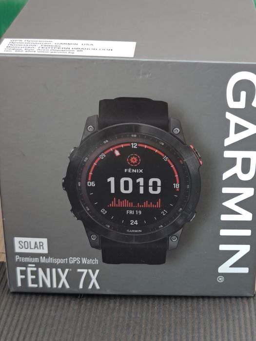 Перфектен  Garmin Fenix 7X Solar