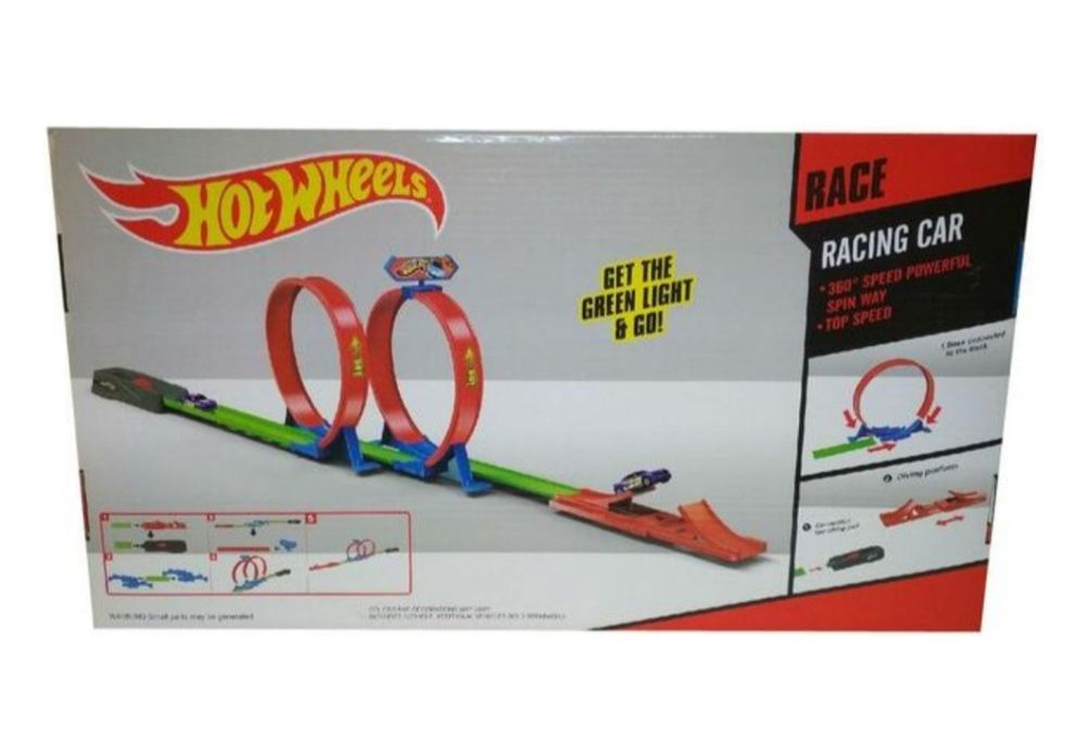 Hot Wheels Автотрек Двоиная кольцо