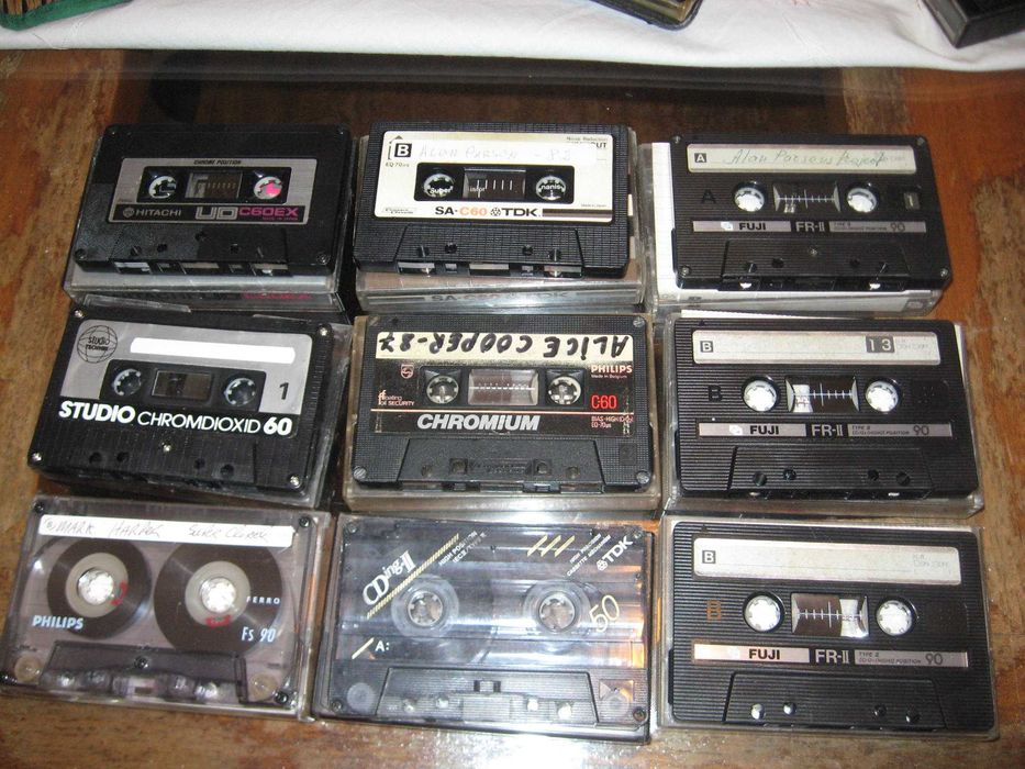 аудио касетки ХРОМ за  ретро  техника