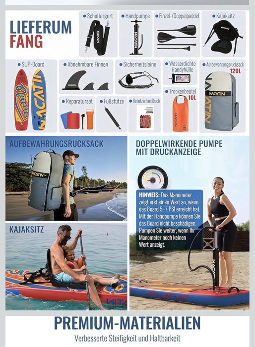 SUP board Nacatin