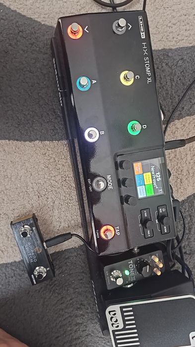 Line 6 HX Stomp XL + ToneX One + Pedaltrain – setup complet