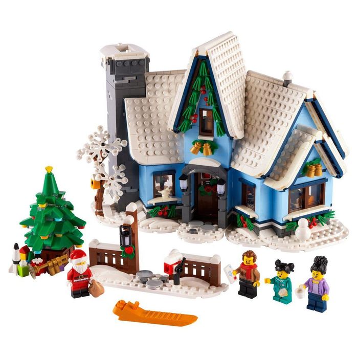 Lego 10293 Посещението на Дядо Коледа , Lego Icons , Lego Santa's Visit
