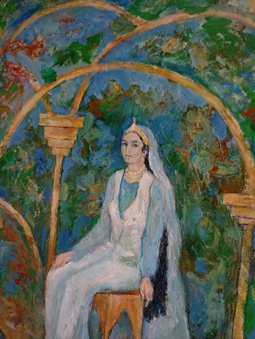 Картина в деревянной раме