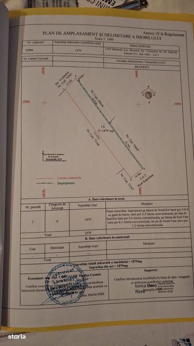 Teren Intravilan Branesti Ilfov langa padure si lac