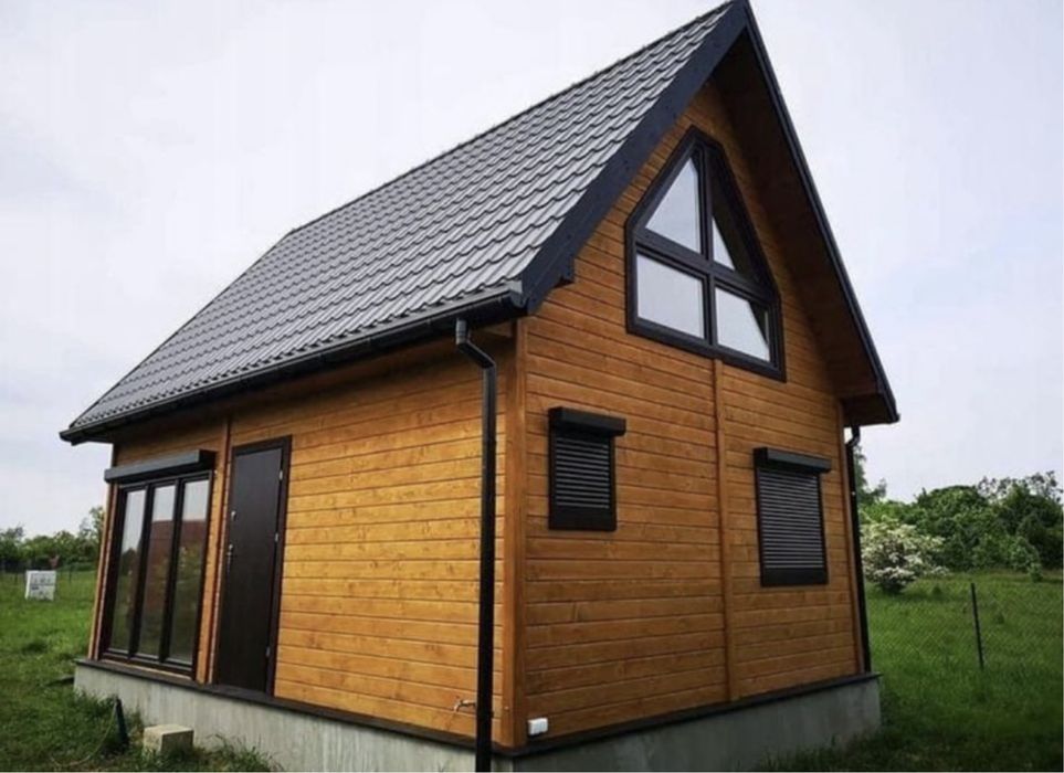 Vând Cabane din lemn si Căsute modulare de orice model Sibiu • OLX.ro