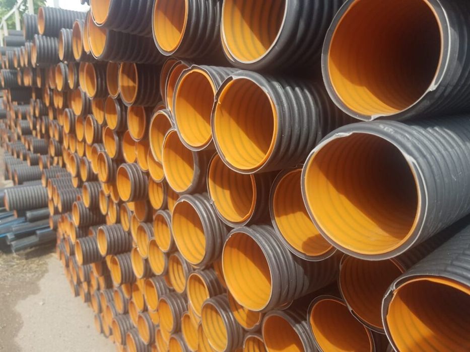 Гофра труба ПВХ ПНД канализационная пластиковые