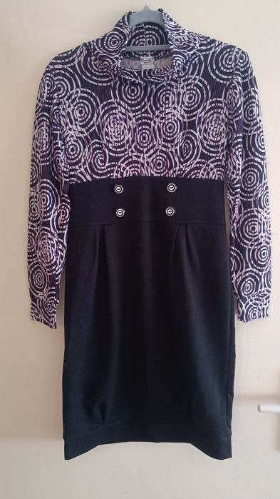 Нови дамски ежедневни рокли полиестер и елас