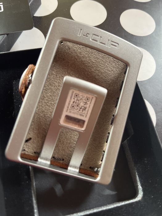 I-CLIP Original Beach Club "Sandflower"  Портмоне от Естествена кожа