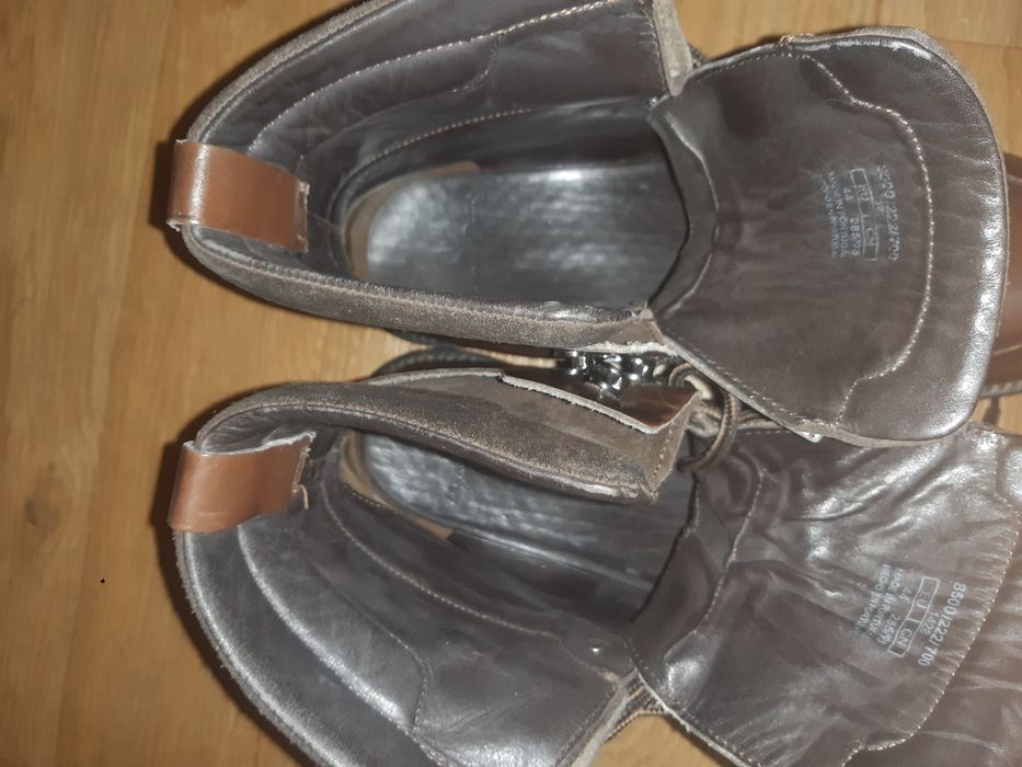 Ботинки мужские кожаные Massimo Dutti 43-44 размер.