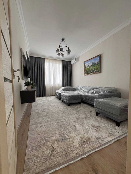 ЖК Almazar City! Сдается 3-х ком новая квартира! Никто не жил!