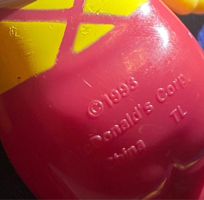 Коллекционная фигурка  1993 год Макдональдс Бёрди