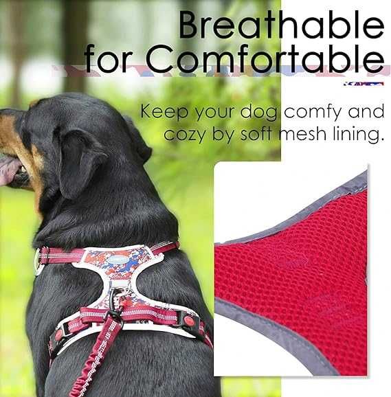 Ham pentru caini ,ThinkPet, reglabil, reflectorizant, diferite marimi