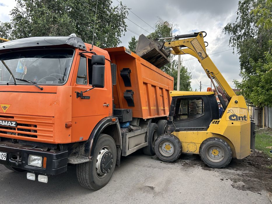 Услуга камаза и погрушика