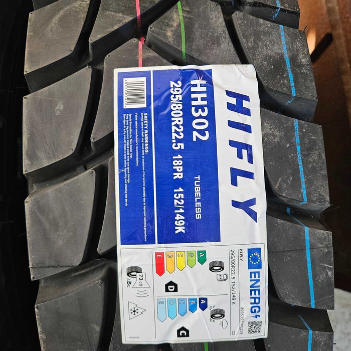 Нови тежкотоварни гуми 295/80R22.5 HIFLY HH302 152/149K 18PR M+S 3PMFS