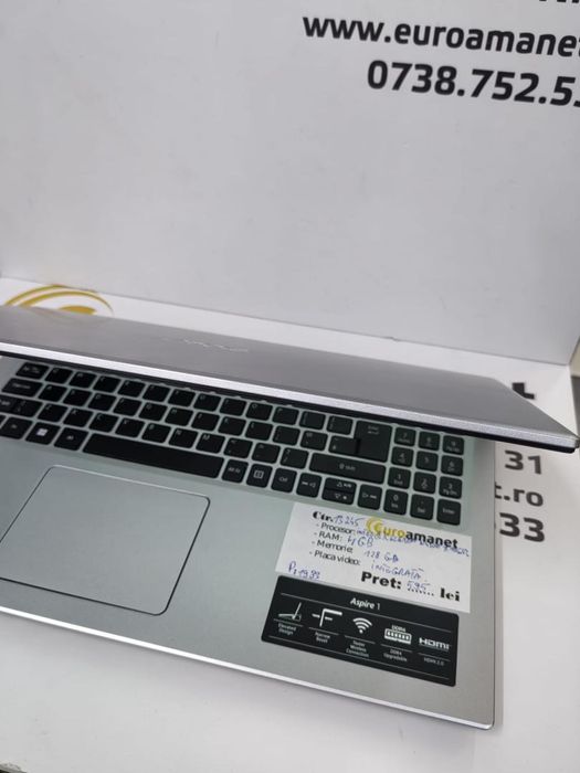 Laptop Acer Aspire 1 N20C5, 120GB, Gray -N-