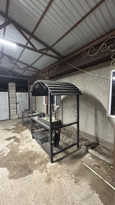 Мангал с навесом