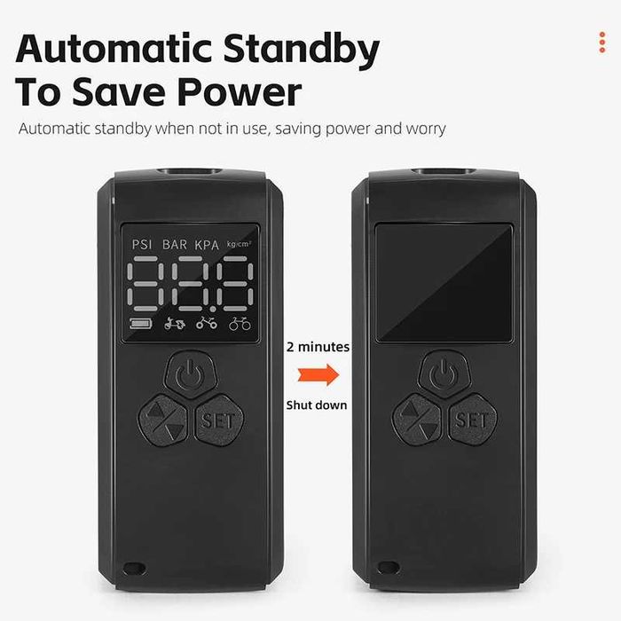 Велосипедный насос WEST BIKING электрический