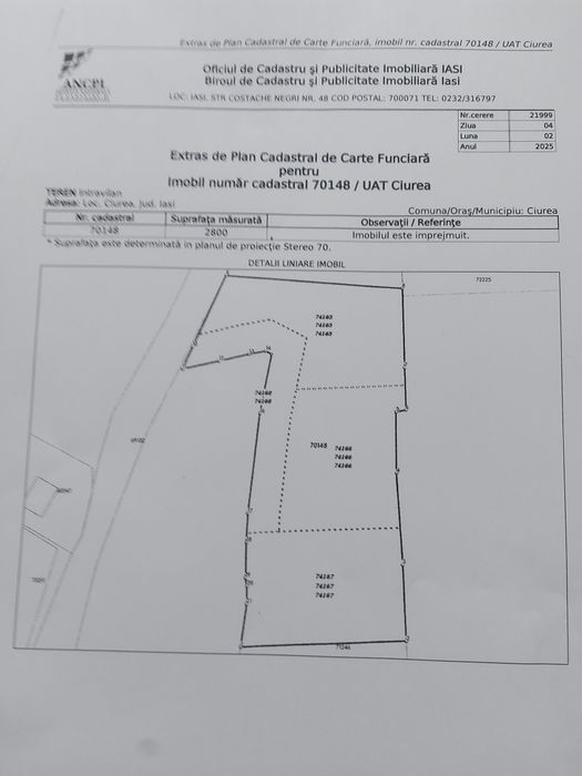 Teren intravilan Ciurea curent tras, fântâna