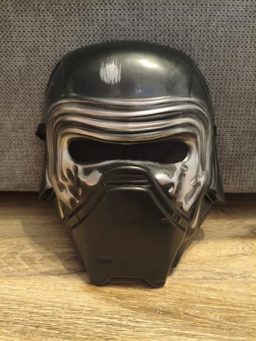 Kylo Ren Mask – mască cosplay – nouă, plastic negru Star Wars