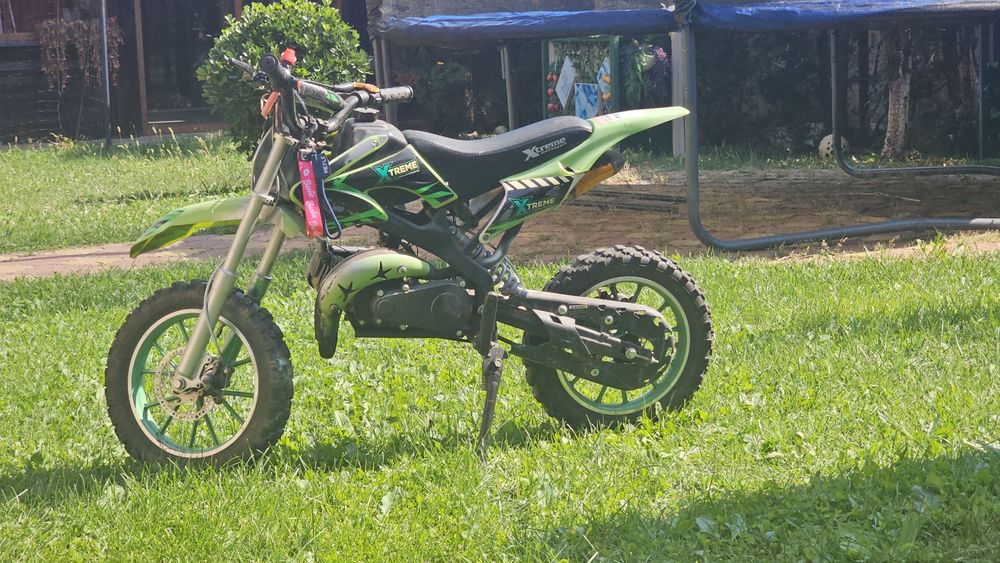 Motocicleta Cross 49cc DirtBike Enduro Ultra Moto copii verde