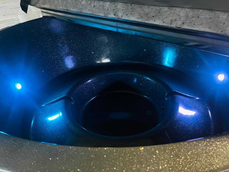 Ciubăr rotund XXL–10persoane–Aeromasaj,LED,izolație–Transport GRATUIT!