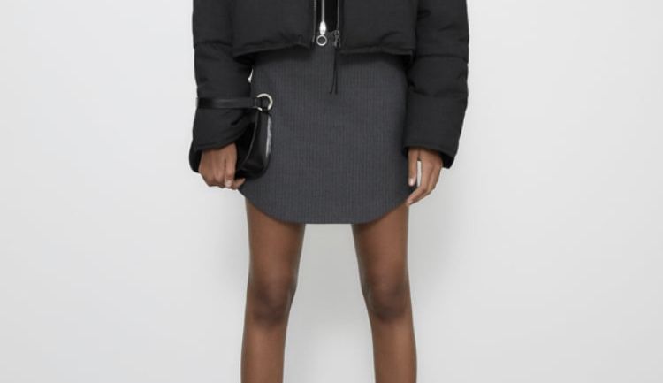 Сива пола ZARA