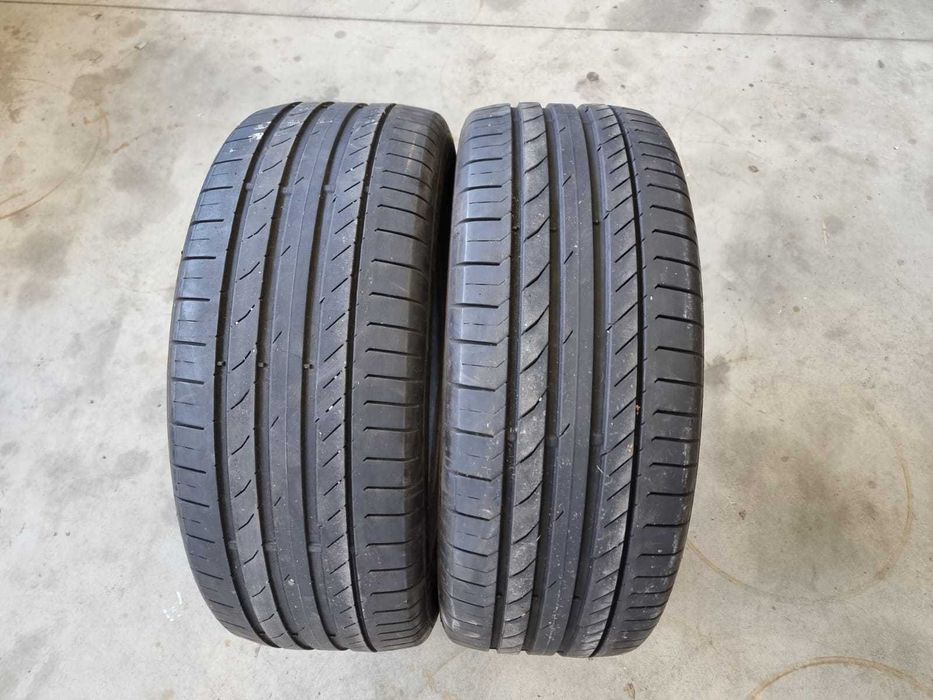 2 Anvelope de VARA 235.55.18 'Continental' ; stare buna