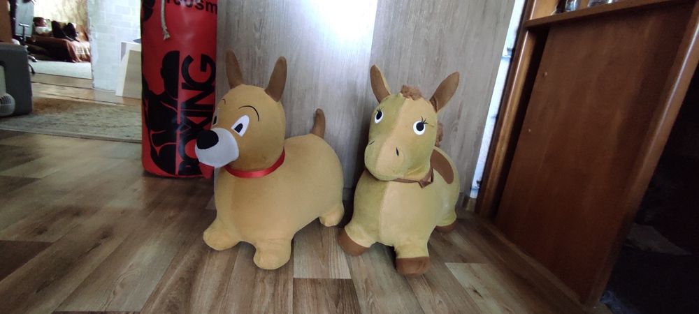 Резиновый ослик с чехлом