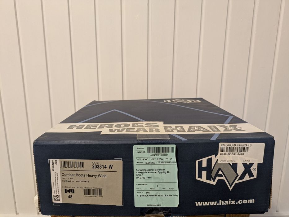 Haix Combat Boots Heavy