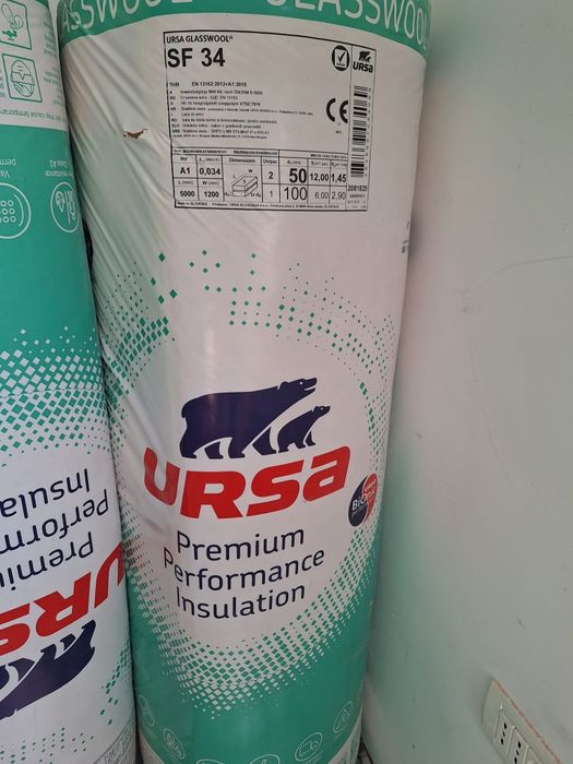 Vata minerală Ursa si Isover 9 baloti