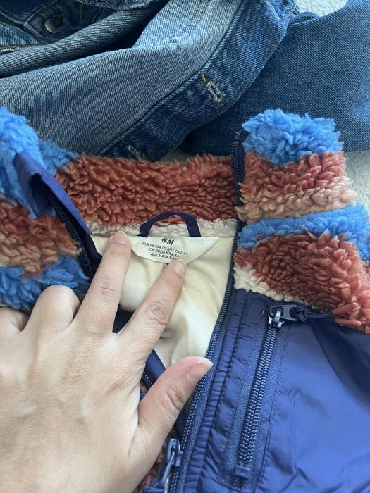 Детско зимно плюшено яке размер 98-104