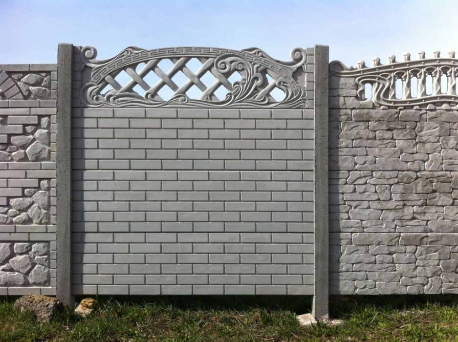 Gard prefabricat decorativ din beton armat Pitesti