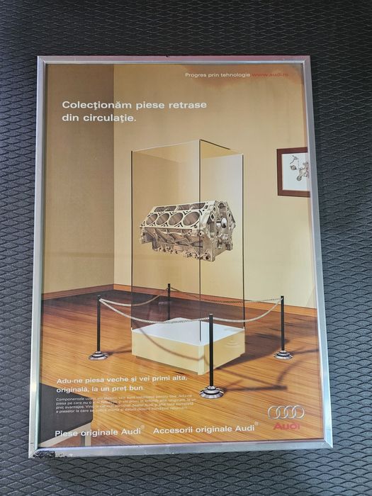Reclama piese originale Audi România