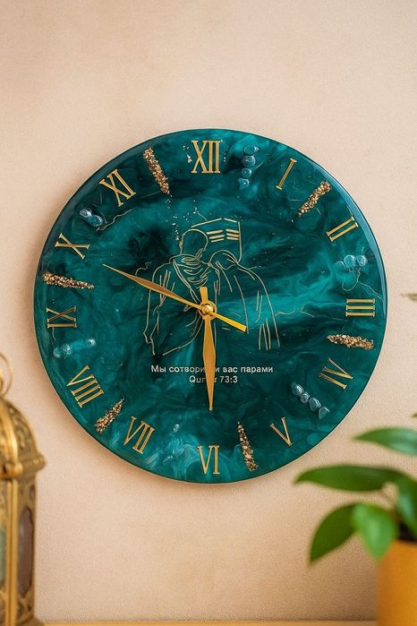 Часы из эпоксидный смолы