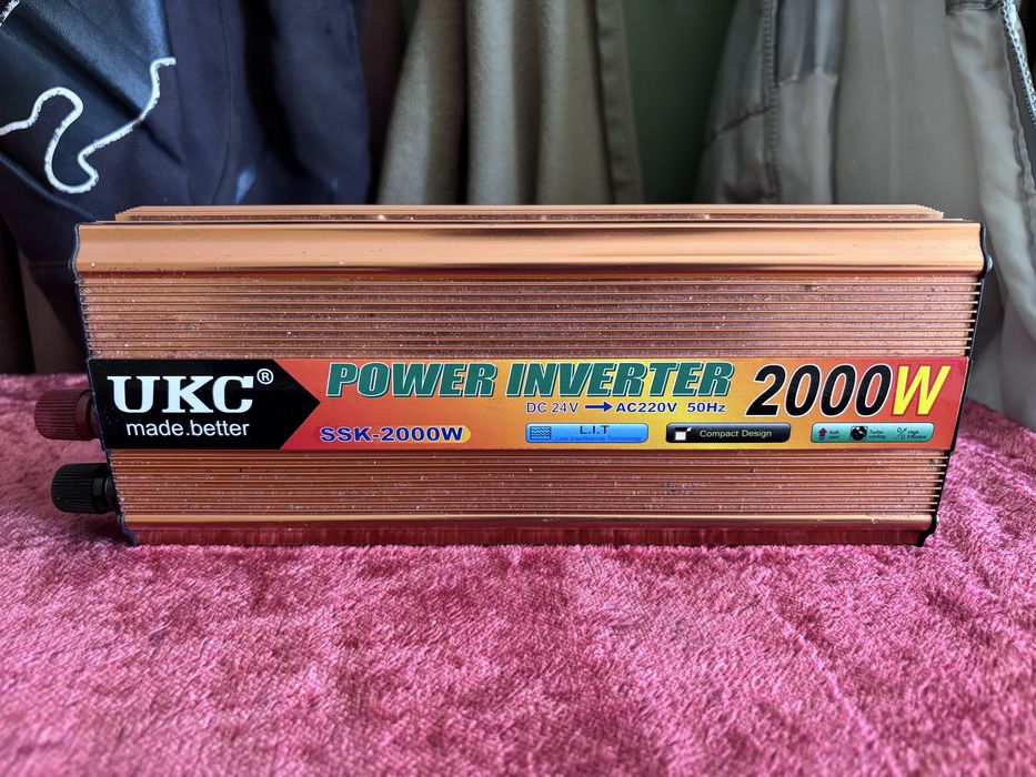 Инвертор 24v 2000w