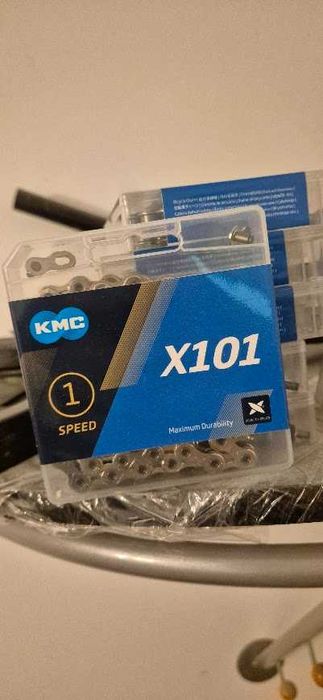 Lanț bicicletă KMC X101 - Singlespeed / BMX / Fixed Gear