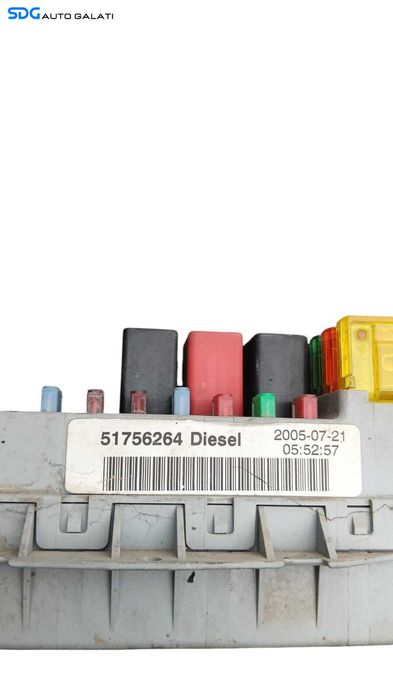 Panou Tablou Relee Sigurante Fiat Doblo 1.9 JTD 2000 - 2010 Cod 51756264 [M8589]