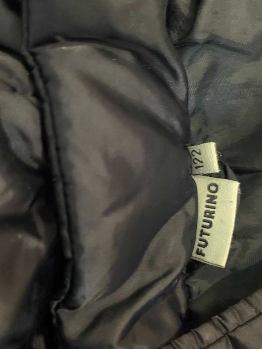 тъмносиньо зимно яке за момиче 122 см