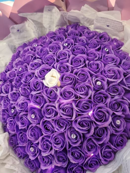 Buchete trandafiri sapun