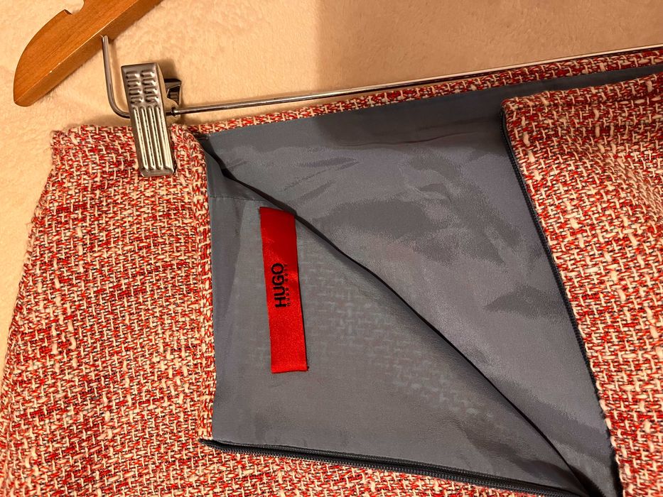 Fusta Hugo Boss cotton bumbac