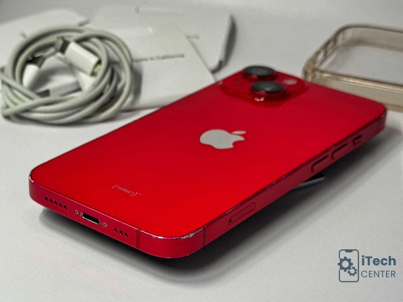 iPhone 14, 256GB, RED, 100% батерия, 1г. пълна ГАРАНЦИЯ!